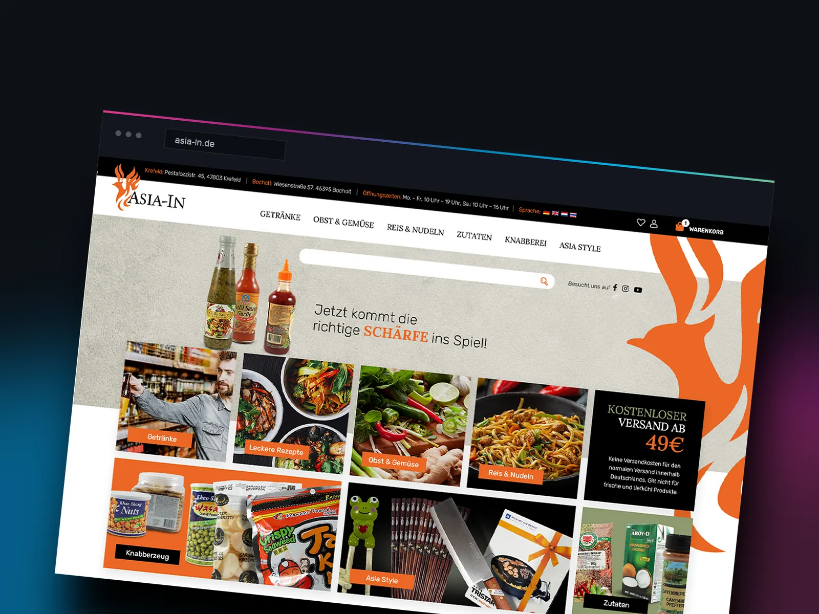 Teaser-Grafik der Referenz Asia-In
