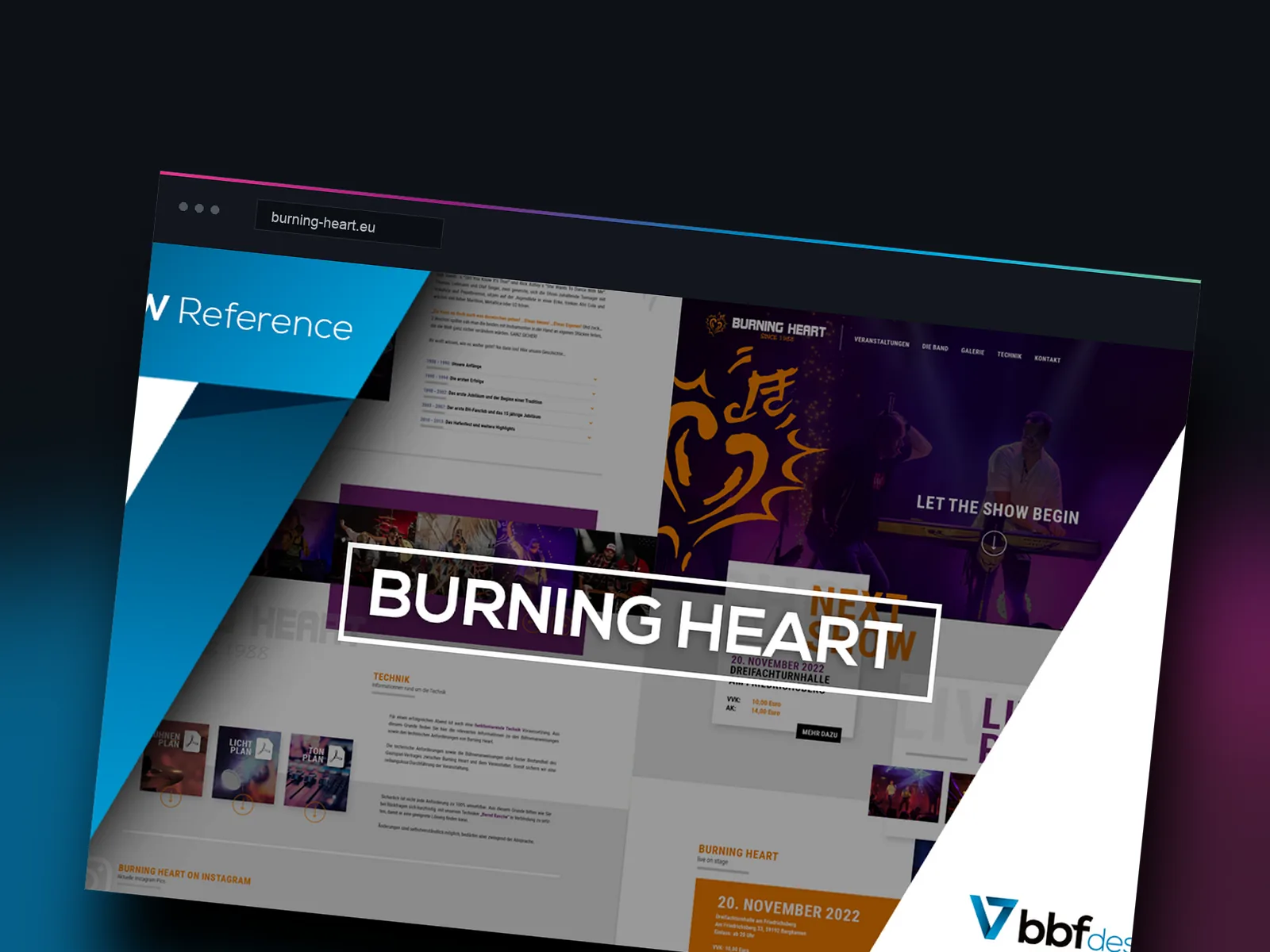 Teaser-Grafik der Referenz Burning Heart