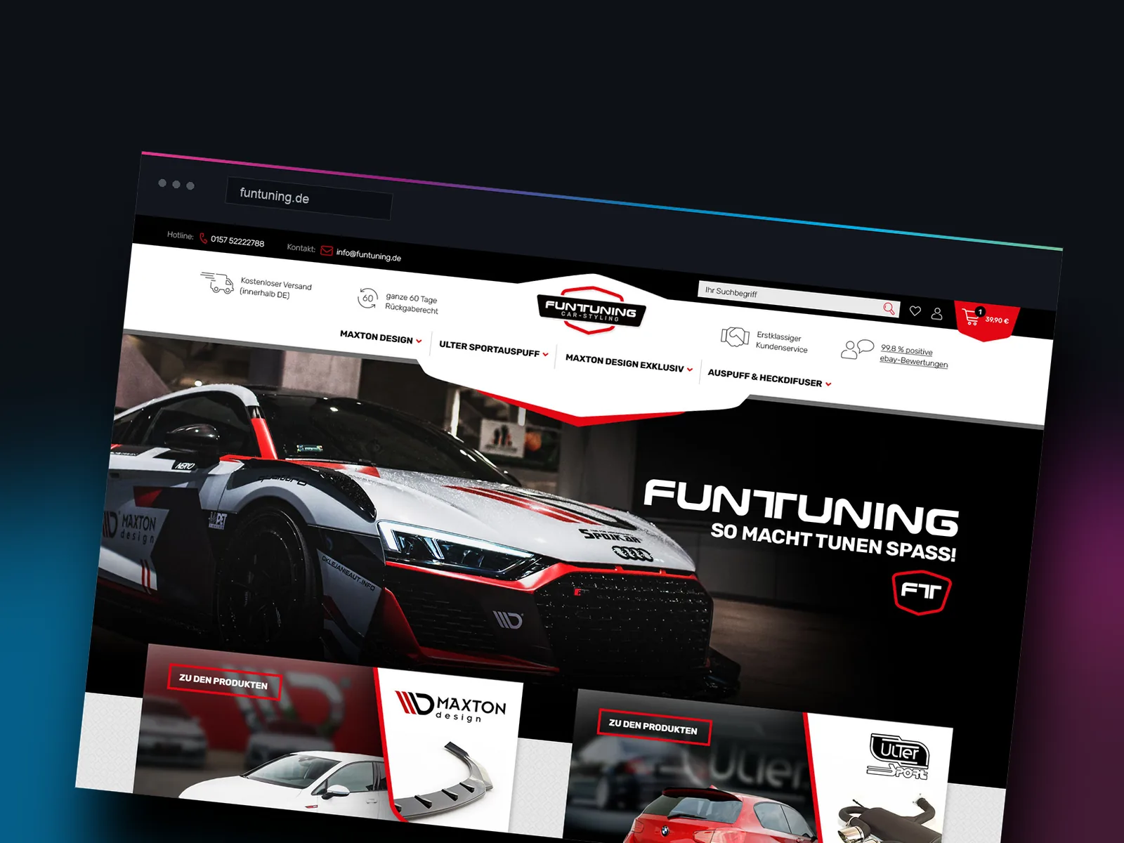 Teaser-Grafik der Referenz Funtuning