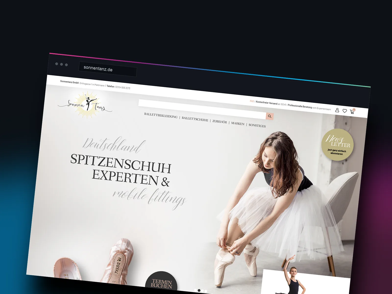 Teaser-Grafik der Referenz Sonnentanz