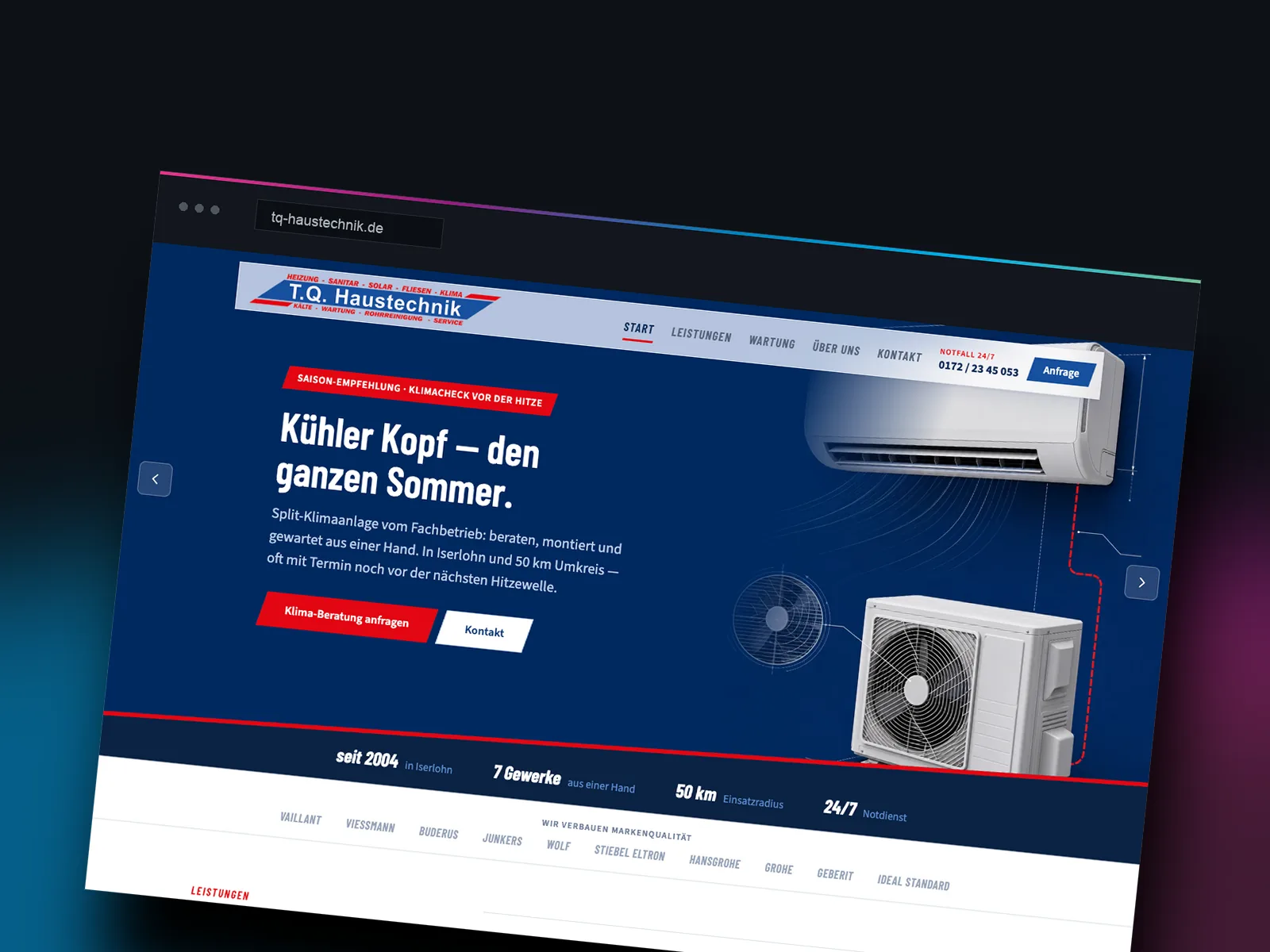 Teaser-Grafik der Referenz TQ-Haustechnik